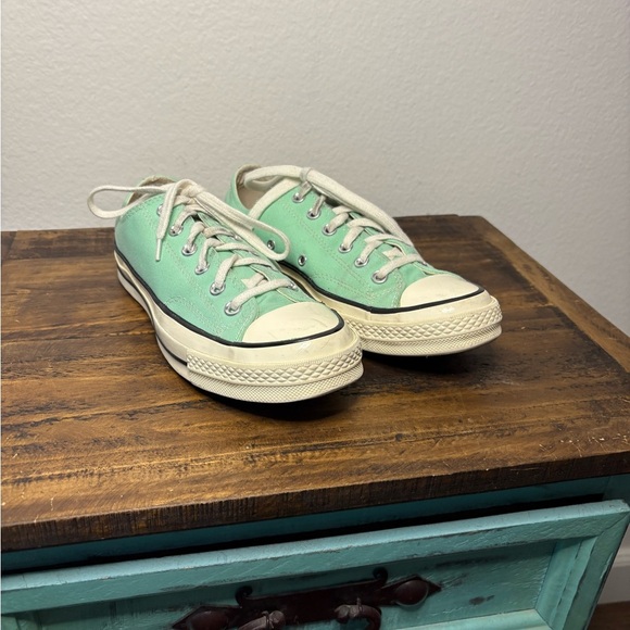 Converse Mint Green Athletic Shoes - Picture 1 of 4